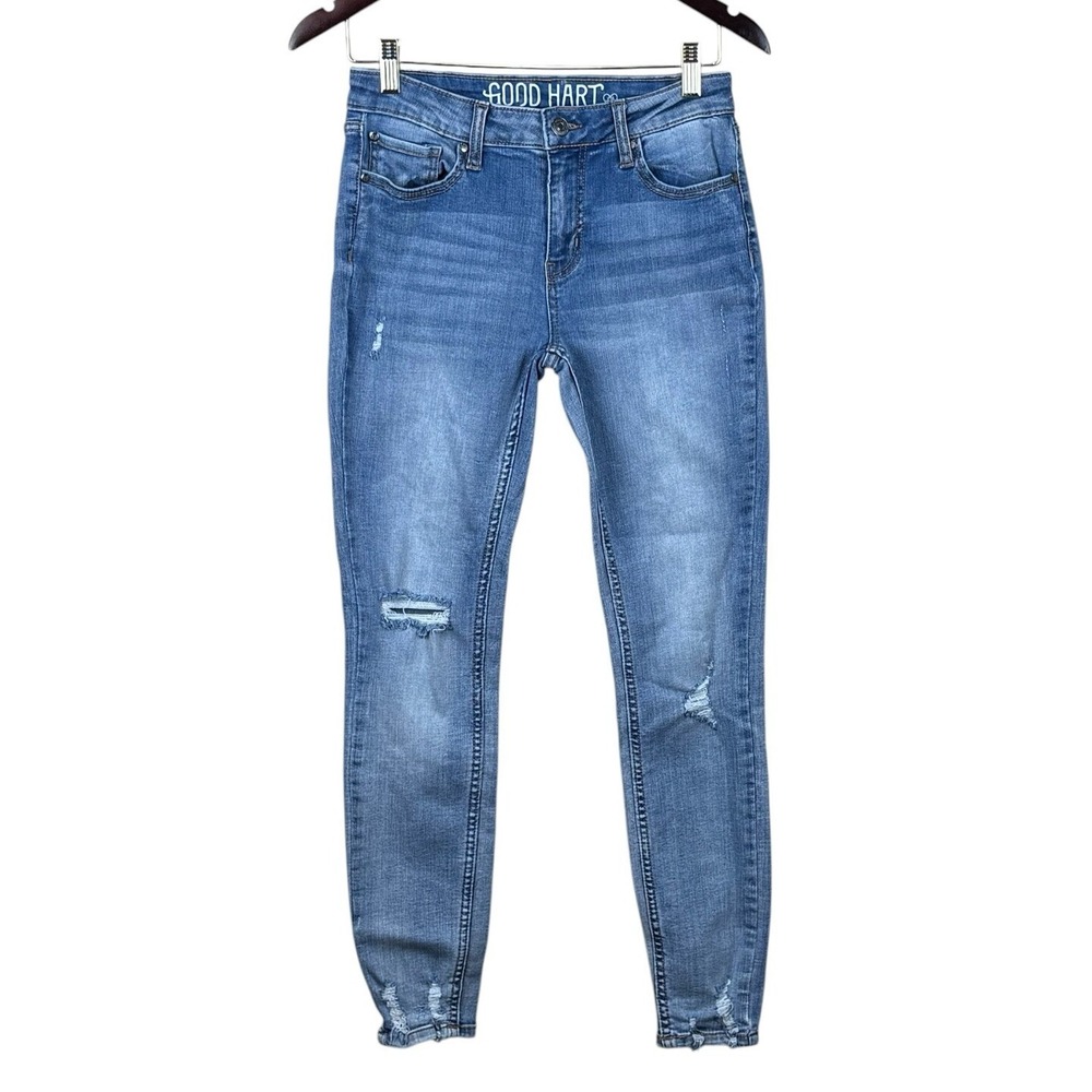 Good Hart by Matilda Jane Womens Skinny Jeans Size 2 Stretch Blue EUC